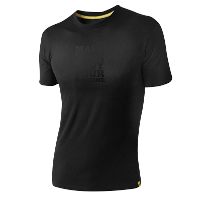 T-Shirt MYBYM Schwarz auf Schwarz Männer Small T-Shirt MYBYM Schwarz auf Schwarz Männer Small