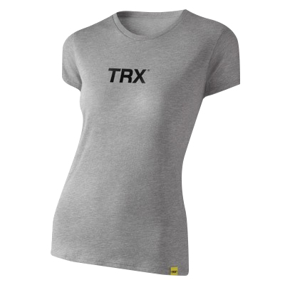 T-Shirt TRX Schwarz auf Grau Frauen Large